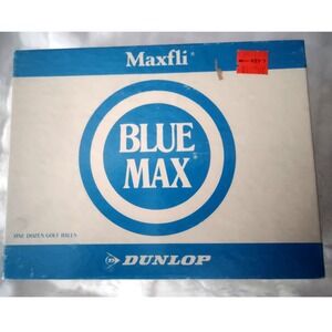 Dunlop Maxfli Blue Max Golf Balls One Dozen Vintage Boxed Set